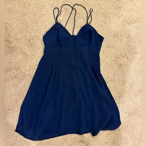 Express blue short dress, size small